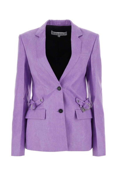 Light Purple Jacquard Blazer