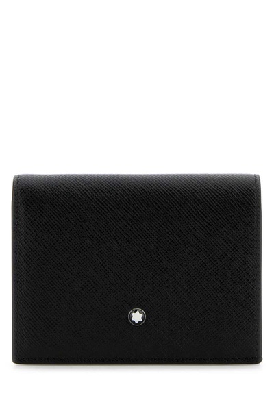 Black leather Sartorial wallet