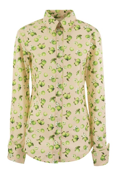 Sportmax Riva - Printed Poplin Shirt