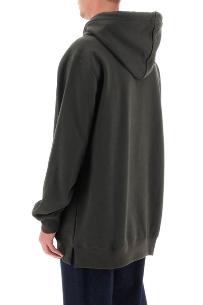 Lanvin Hoodie With Curb Embroidery