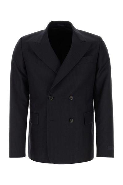 Lanvin Double-Breasted Long-Sleeved Jacket