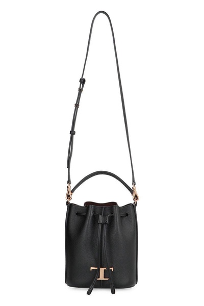 T Timeless Leather Bucket Bag