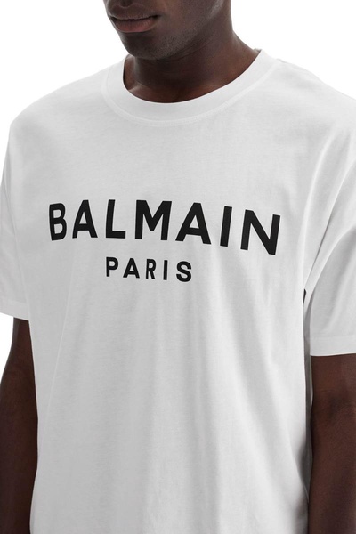 Balmain T Shirt With Logo Print