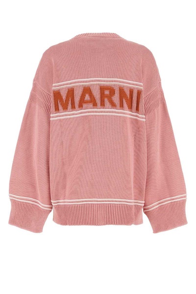 Marni Woman Pink Cotton Cardigan