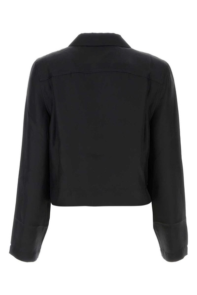 Black Silk Aloma Shirt