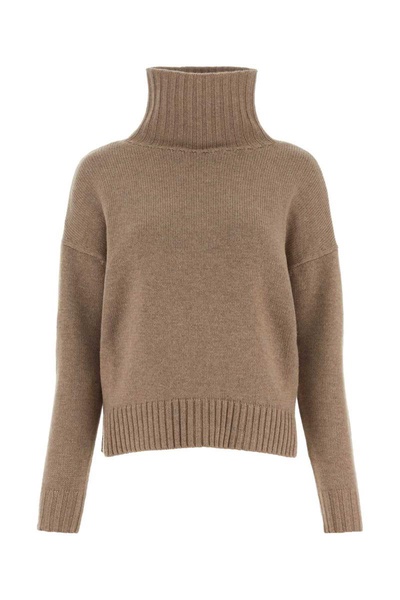 Max Mara Woman Cappuccino Wool Blend Gianna Sweater