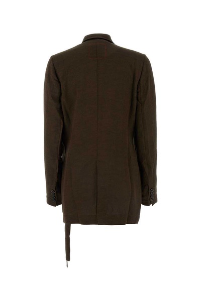 Dark Brown Viscose Blend Khloe Blazer