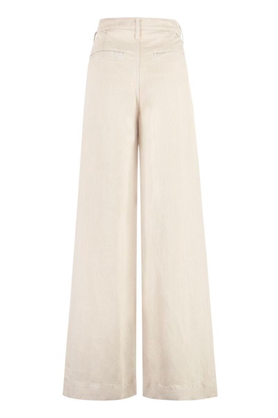 Mother Pouty Prep Heel High-Rise Trousers