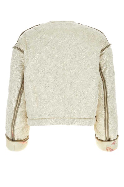 Dries Van Noten Jacquard Crewneck Jacket