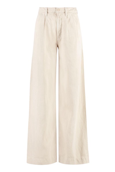 Mother Pouty Prep Heel High-Rise Trousers