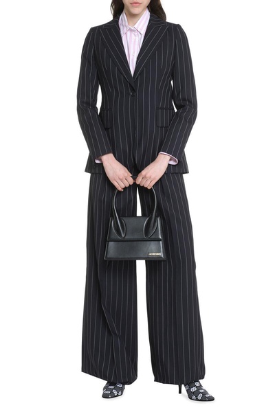 Max Mara Galosce Wool Pinstripe Blazer