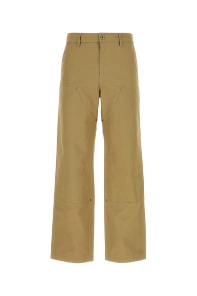 Loewe Man Mud Cotton Blend Wide-Leg Pant