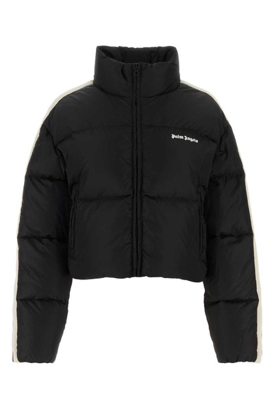 Palm Angels Woman Black Nylon Down Jacket