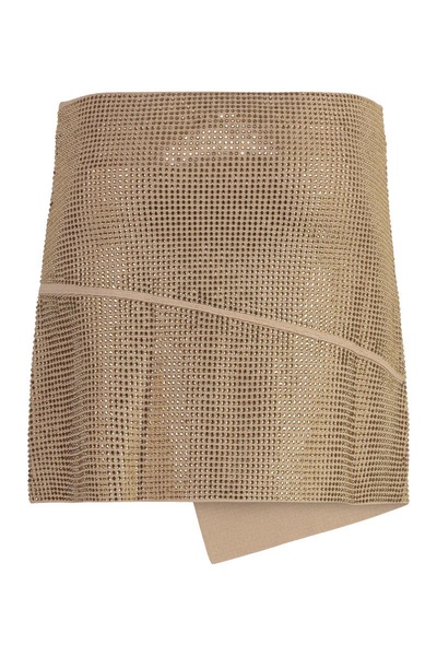 Andreādamo Asymmetric Miniskirt