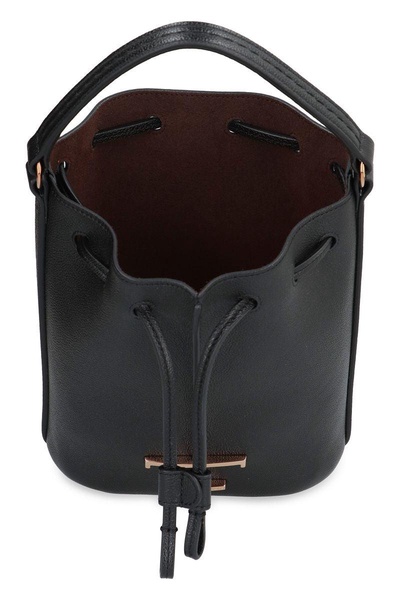 T Timeless Leather Bucket Bag