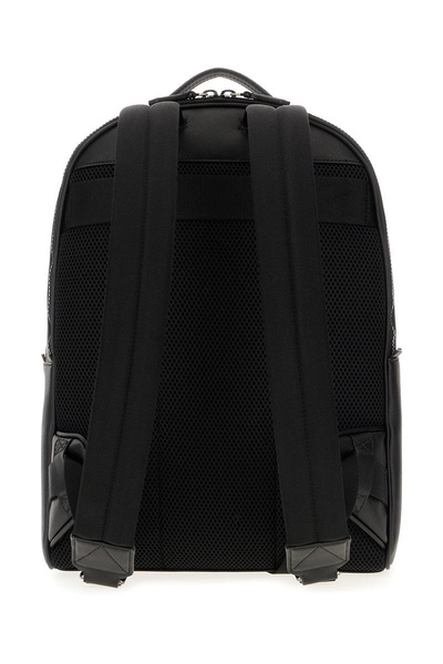 Black Leather Backpack