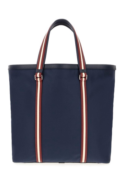 Navy Blue Nylon Shopping Bag