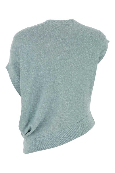 Fendi Woman Powder Blue Viscose Blend Top