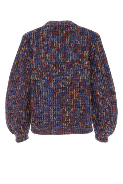 Multicolor Wool Blend Cardigan