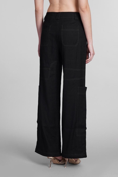 Wynn Pants In Black Linen