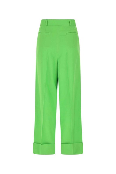 Green Wool Pant