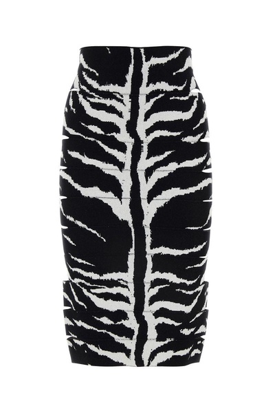 Alaïa Printed Midi Skirt