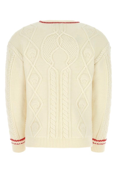 Ivory Wool Oversize Sweater