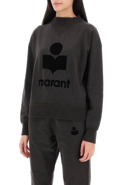 Isabel Marant Etoile Moby Sweatshirt With Flocked Logo