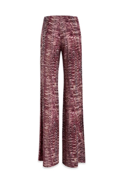 Alberta Ferretti Graphic Printed Wide-Leg Trousers