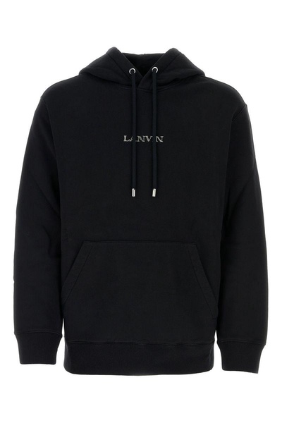 Black Cotton Sweatshirt