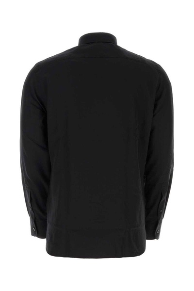 Tom Ford Man Black Lyocell Blend Shirt