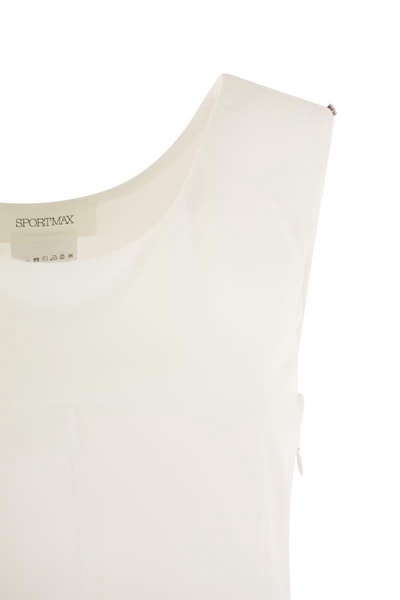 Sportmax Fico - Sleeveless Crepe Jersey Top