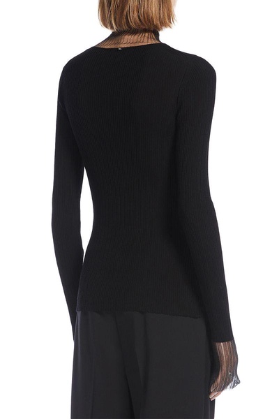 Sportmax Derris - Turtle Neck Sweater With Directional Ribbing