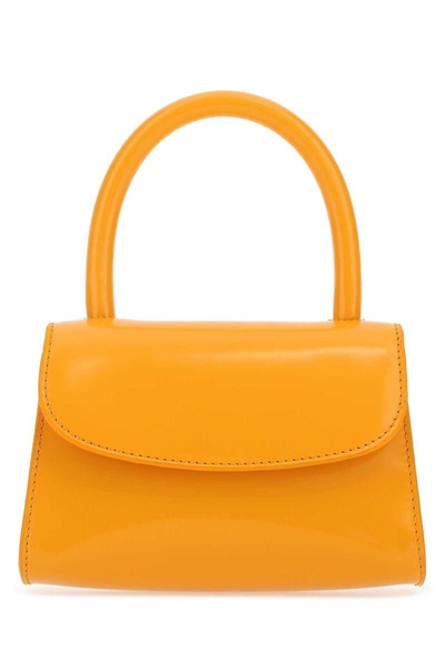 Orange Leather Mini Handbag