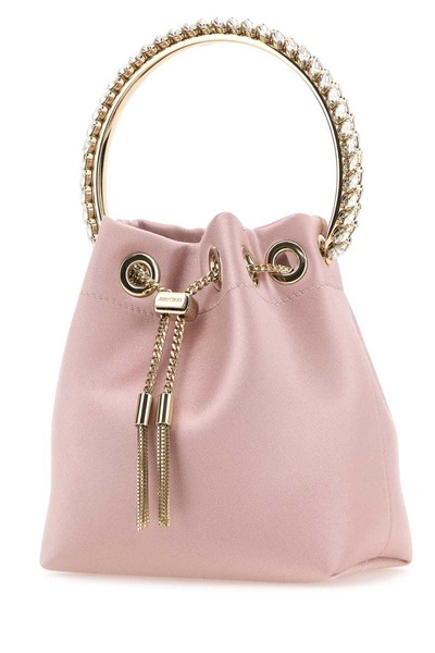 Pink Satin Bon Bon Bucket Bag