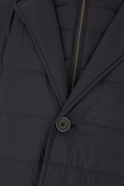 Herno Layered Effect Quilted Coat