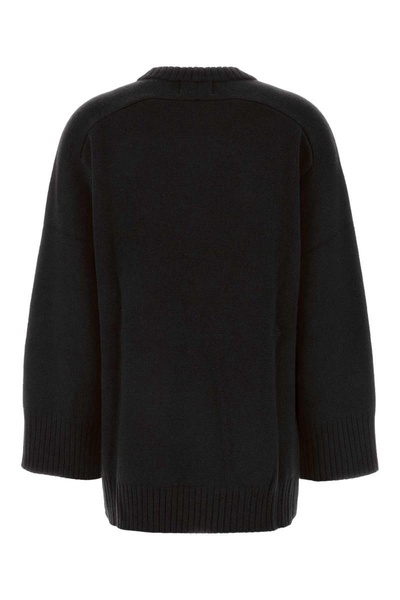 Black Wool Blend Oversize Safi Sweater