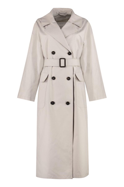 'S Max Mara The Cube - Atrench Gabardine Trench Coat