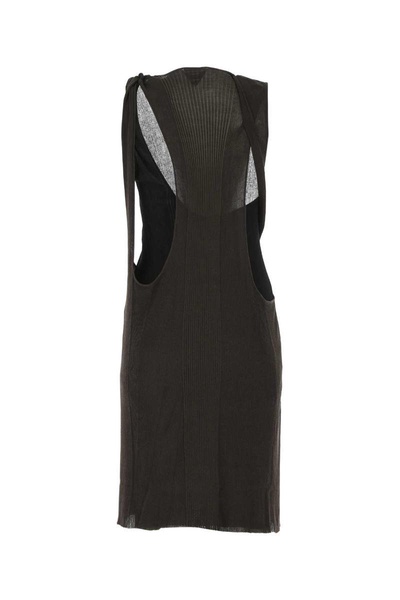 Bottega Veneta Cut-Out Layered Knit Dress