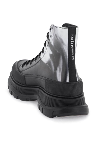 Alexander Mcqueen Solarized Flower Tread Slick Boots