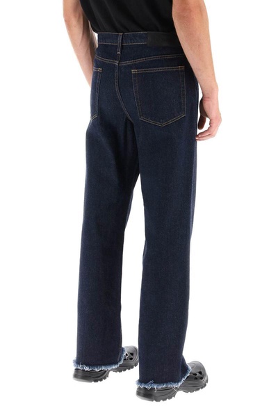 Lanvin Jeans With Frayed Hem