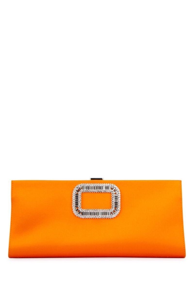 Roger Vivier Buckle Embellished Clutch Bag