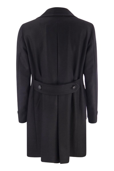 Tagliatore Wool And Cashmere Double-Breasted Coat