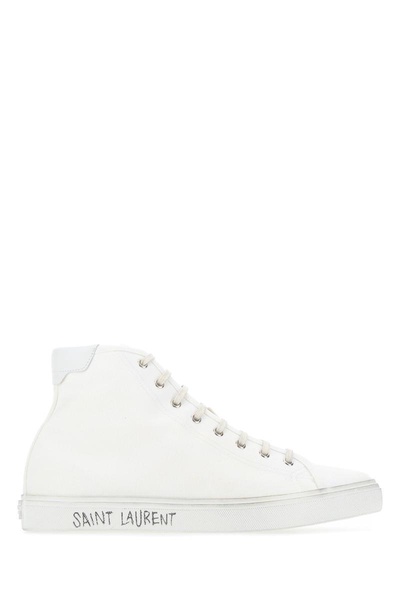 White Leather Malibu Sneakers