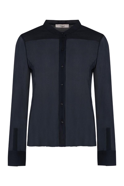 Chloé Crêpe-Silk Blouse