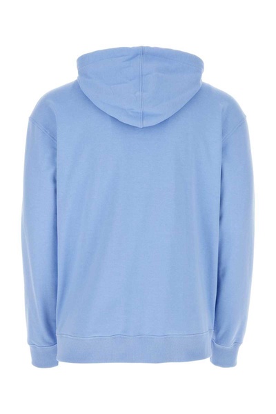 Fendi Man Light-Blue Cotton Sweatshirt