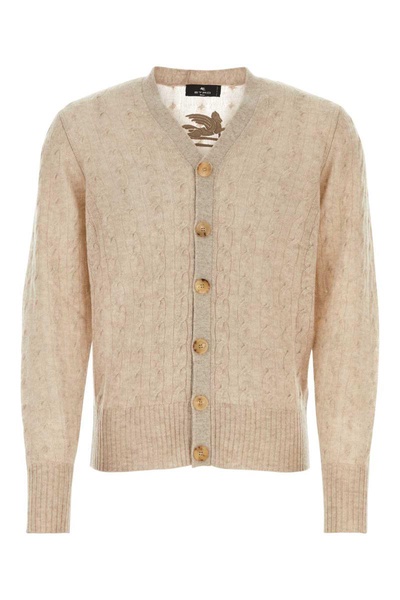 Sand Cashmere Cardigan