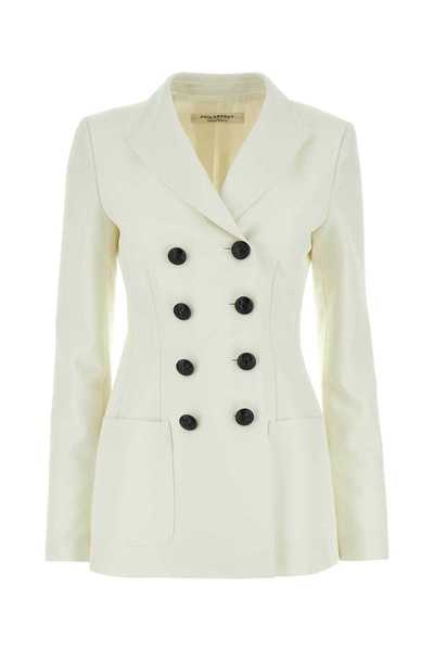 Ivory Jersey Blazer