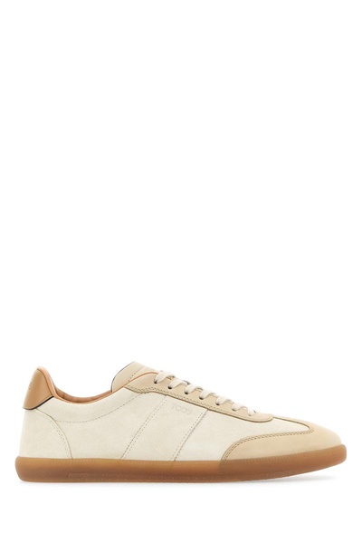 Ivory Suede Sneakers