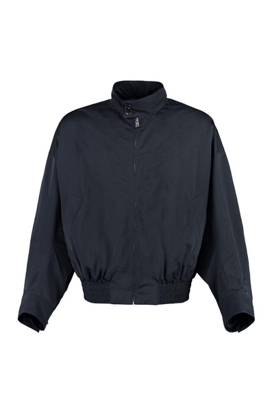 BOTTEGA VENETA Blue Nylon Windbreaker Jacket for Men